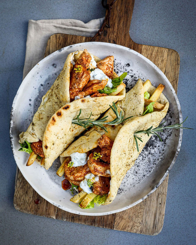 Middle Eastern Chicken Wrap Recipe By James Strawbridge